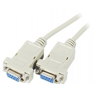 Cable DB9 Null Modem female / female (1.8 mtre)