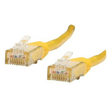 Cable RJ45 de categoría 6 U/UTP 3 m (amarillo)