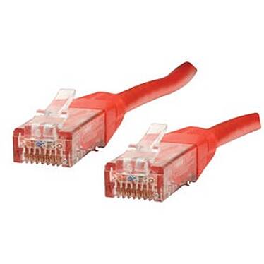 0.5 m RJ45 Category 6 U/UTP cable (Red)