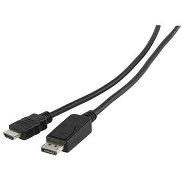 Cordon DisplayPort mâle / HDMI mâle (1.8 mètre) · Occasion
