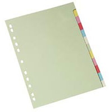 Recycled dividers A4 format 12 positions 175 g