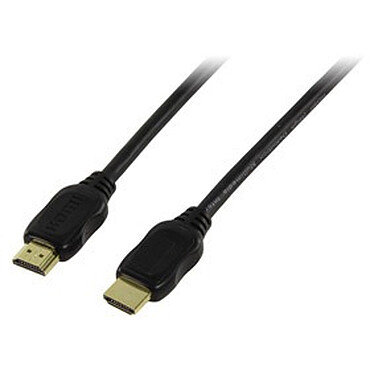 Câble HDMI 1.4 Ethernet Channel mâle/mâle (plaqué or) - (3 mètres) Câble HDMI 1.4 Ethernet Channel mâle/mâle (plaqué or) - (3 mètres)