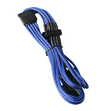 BitFenix Alchemy Blue - Cable de alimentación con funda - Molex a 4x SATA - 20 cm
