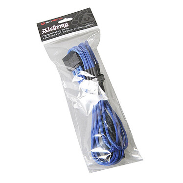 Review BitFenix Alchemy Blue - Gain power cable - Molex to 4x SATA - 20 cm