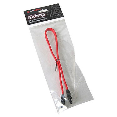Avis BitFenix Alchemy Red - Câble SATA gainé 30 cm (coloris rouge)