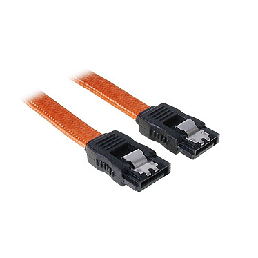 Acheter BitFenix Alchemy Orange - Câble SATA gainé 30 cm (coloris orange)