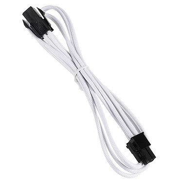 BitFenix Alchemy White - Extension d'alimentation gainée - ATX12V 4 pins - 45 cm