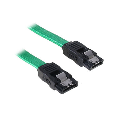 Acheter BitFenix Alchemy Green - Câble SATA gainé 30 cm (coloris vert)