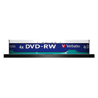Verbatim DVD-RW 4.7 Go certifié 4x (pack de 10, spindle)