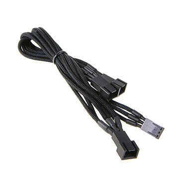 BitFenix Alchemy Black - Power supply cable gain - 3 pins to 3x 3 pins - 60 cm