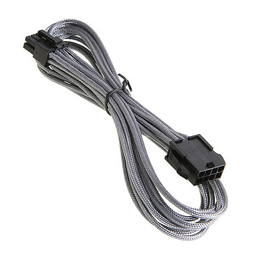 BitFenix Alchemy Silver - Extension d'alimentation gainée - EPS12V 8 pins - 45 cm