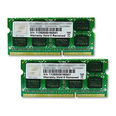 G.Skill 8 GB (2x 4 GB) DDR3 1600 MHz CL11 SODIMM 204 pins