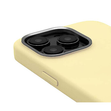 Decoded Coque Compatible avec le MagSafe Silicone Antimicrobienne pour iPhone 14 Pro Max Beige pas cher