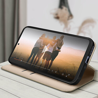 Acheter Avizar Housse pour Xiaomi Redmi Note 12 5G clapet magnétique porte-carte Support vidéo  Or