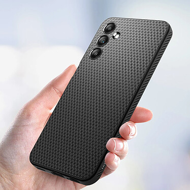 Spigen SGP Coque pour Samsung Galaxy A15 5G Silicone gel Motif Géométrique Noir pas cher