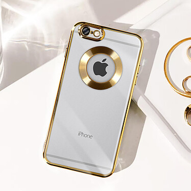 Avizar Coque pour iPhone 6 et 6s Paillette Amovible Silicone Gel  Or pas cher