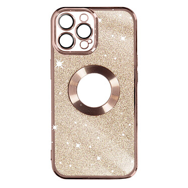 Avizar Coque pour iPhone 13 Pro Max Paillette Amovible Silicone Gel  Rose Gold