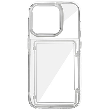 Forcell Coque pour iPhone 15 Pro Antichoc Rigide Bords Surélevés Transparent