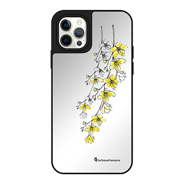 LaCoqueFrançaise Coque iPhone 12/12 Pro miroir Fleurs Cerisiers Design