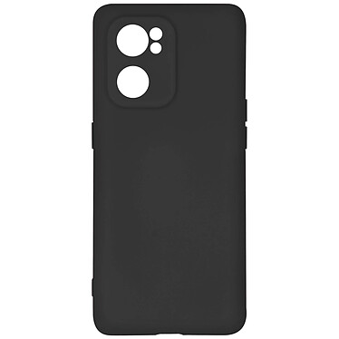 Avizar Coque pour Oppo Find X5 Lite Silicone Semi-rigide Finition Soft-touch Fine  Noir