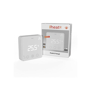 Heatit Controls - Thermostat Z-Wave+ pour plancher chauffant électrique Z-TRM3 - HEATIT_5430599
