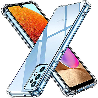 Evetane Coque Samsung Galaxy A32 4G Anti-Chocs avec Bords Renforcés en silicone transparente Motif