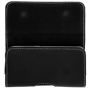Avizar Housse pochette ceinture doubles attaches Smartphones taille XL - Noir pas cher
