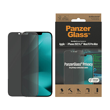 Avis PanzerGlass Verre de protection Privacy pour iPhone 14 Plus/13 Pro Max