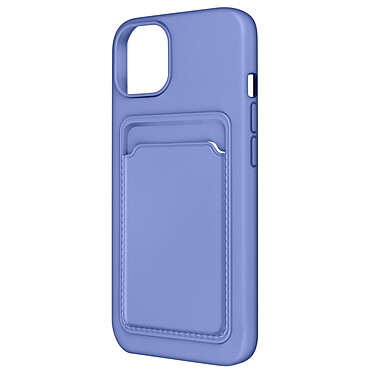 Forcell Coque pour iPhone 12 et 12 Pro Silicone Souple Porte-carte Fine Légère  Violet