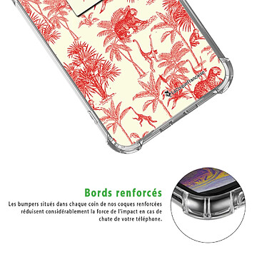Acheter LaCoqueFrançaise Coque Xiaomi Redmi Note 8 Pro Silicone antichocs Solides coins renforcés  transparente Motif Botanic Amour