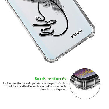 Acheter Evetane Coque Samsung Galaxy A50 anti-choc souple angles renforcés transparente Motif Love Life
