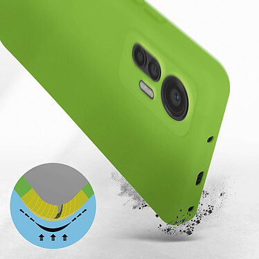 Avis Avizar Coque pour Xiaomi 12 Lite Silicone Semi-rigide Finition Soft-touch Fine  vert