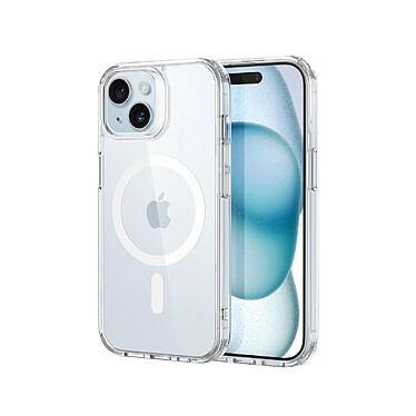 Evetane Coque iPhone 15 transparente Motif Compatible Magsafe antichocs