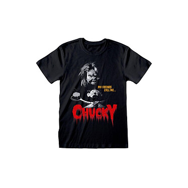 Chucky Jeu d'enfant - T-Shirt My friends Call Me - Taille M