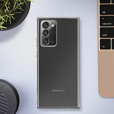 Avis Avizar Coque Samsung Galaxy Note 20 Silicone Flexible Ultra-fine et Légère Transparent
