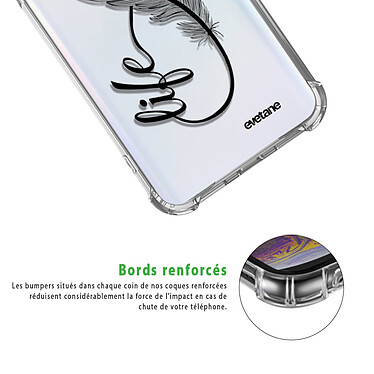Acheter Evetane Coque Samsung Galaxy A40 anti-choc souple angles renforcés transparente Motif Love Life