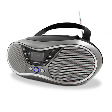 Metronic 477171 - Lecteur CD MP3 numérique DAB+ et FM RDS - Nuances de Grey
