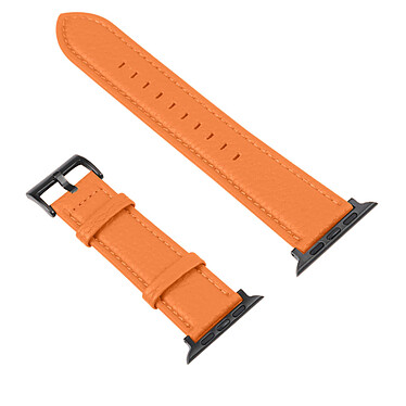 Avizar Bracelet pour Apple Watch 41mm / 40mm et 38 mm Finition Texturé  Orange