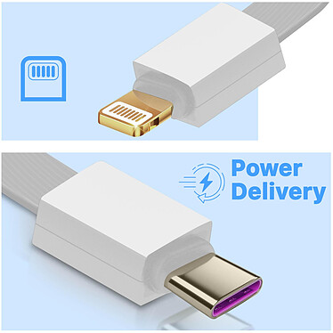 Avis LinQ Batterie de Secours 15000mAh Double Connectivité USB C et Lightning  Blanc