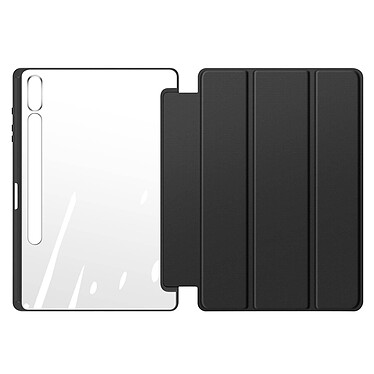 Dux Ducis Étui pour Samsung Galaxy Tab S9 Plus Support Clavier Vidéo Toby  Noir