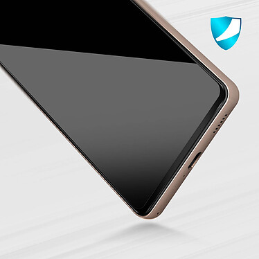 Avizar Verre trempé pour Samsung Galaxy A53 5G Dureté 9H Bords biseautés  Noir pas cher