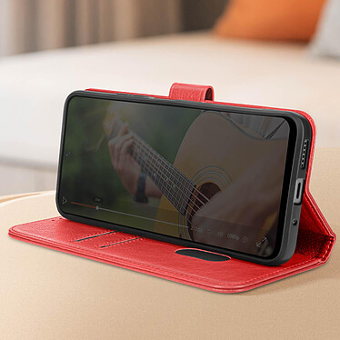 Avis Avizar Étui pour Xiaomi Redmi 12 Clapet Portefeuille Support Vidéo  Rouge
