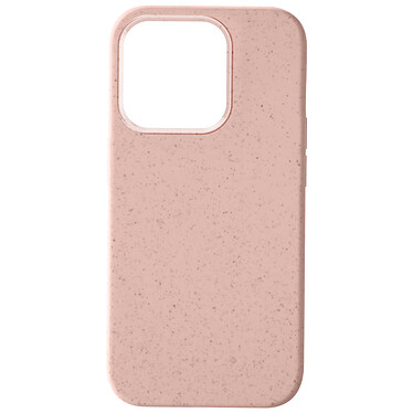Avizar Coque pour iPhone 15 Pro Silicone gel Anti-traces Compatible QI 100% Recyclable  Rose