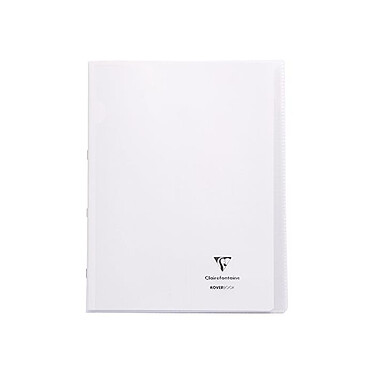 Avis CLAIREFONTAINE Cahier protège-cahier Koverbook Piqué Polypro 24x32 cm 160 P Q 5x5 Coloris Aléatoire