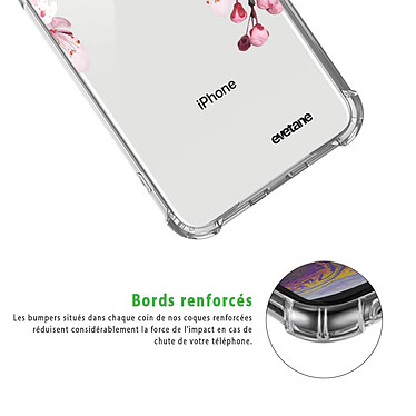 Acheter Evetane Coque iPhone X/Xs anti-choc souple angles renforcés transparente Motif Cerisier