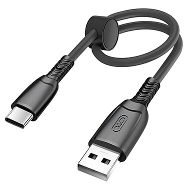 XO Câble USB vers USB C 6A Transfert De Données 480Mbps 25cm Noir