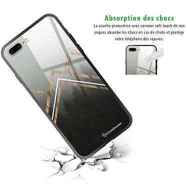 Avis LaCoqueFrançaise Coque iPhone 7 Plus/ 8 Plus Coque Soft Touch Glossy Trio Forêt Design