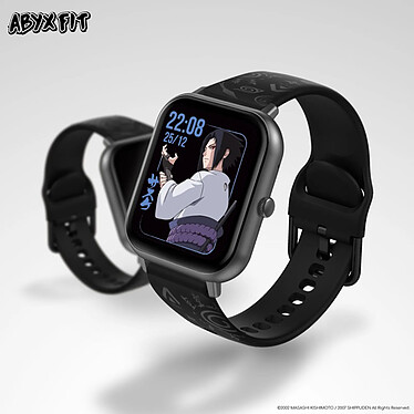 Avis ABYX Fit Touch 3 Montre connectée Collection Naruto - Smartwatch Sasuke Noir