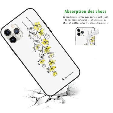 Avis LaCoqueFrançaise Coque iPhone 12 Pro Max Coque Soft Touch Glossy Fleurs Cerisiers Design