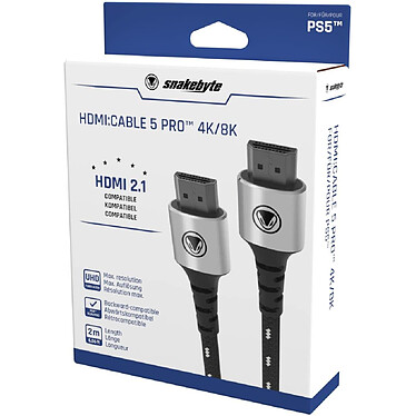 snakebyte - Câble HDMI 2.1 PlayStation 5 de 2 mètres pas cher